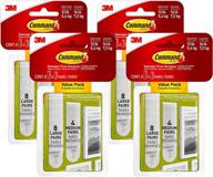 📸 command picture hanging strips value pack - 48 pairs (16 medium, 32 large) - decorate damage-free - 4-pack logo