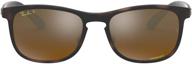 🕶️ ray ban chromance mirrored polarized sunglasses: ultimate men's accessory in eyewear fashion logo