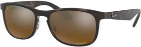 img 3 attached to 🕶️ Ray Ban Chromance Mirrored Polarized Sunglasses: Ultimate Men's Accessory in Eyewear Fashion