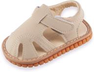 squeaky sandals premium closed toe non slip boys' shoes at sandals логотип