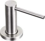 gappo brushed nickel soap dispenser: stainless steel countertop pump for kitchen sink with built-in lotion bottle logo