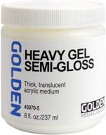 golden acryl med heavy semi gloss logo