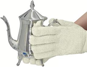 img 3 attached to 💎 Revamp Your Silver's Shine with EvridWear Sterling Silver Polishing Cleaning Gloves