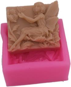 img 3 attached to 🦋 Longzang Fairy Flowers Butterfly Silicone Craft Soap Mold (S047) - Enhanced for SEO