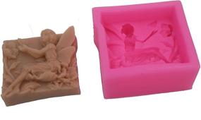 img 1 attached to 🦋 Longzang Fairy Flowers Butterfly Silicone Craft Soap Mold (S047) - Enhanced for SEO