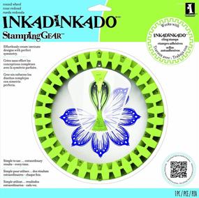 img 1 attached to 🎨 Inkadinkado Stamping Gear: Circle Wheel for Effortless and Precision Stamping
