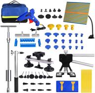 🔧 pro-grade paintless dent repair kit: car dents remover tools + hail damage & door ding repair set, complete auto dent puller kit with dent reflector board & storage bag logo