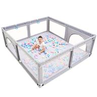 🧸 ultimate safety baby playpen: extra large play center yard with gate and sturdy fence - ideal for toddlers, infants, and babies logo
