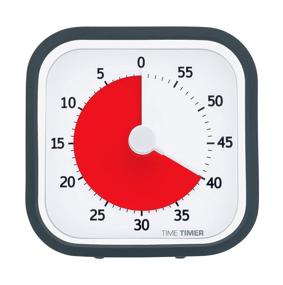 img 3 attached to ⏳ TIME TIMER 60 Minute MOD Education Edition: Visual Timer for Kids Classroom Learning, Elementary Teachers Desk Clock, Homeschool Study Tool and Office Meetings with Silent Operation (Charcoal)