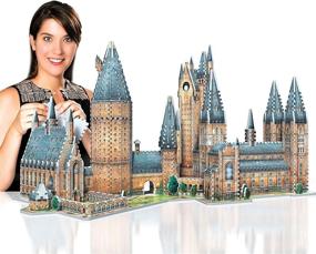 img 1 attached to 🧙 WREBBIT 3D Hogwarts Great Puzzle: Craft Your Own Magical Hogwarts Castle