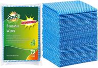 🧼 scrubit reusable cleaning wipes – multi purpose cleaning cloths for kitchen, office, and dishes - 72 pack of dish cleaning towels (14 x 24 in) logo