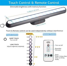 img 2 attached to ⚡️ Enhance Your Workspace with the KUCAM LED Desk Lamp: Remote Control, Dimmable & Timer, Rechargeable – Perfect for Reading, Closets, Wardrobes, and Kitchen Cupboards