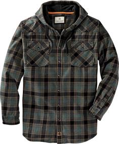 img 4 attached to Legendary Whitetails Backwoods Hooded Flannel