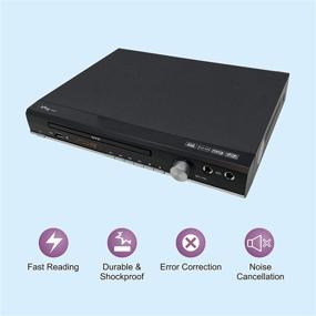 img 1 attached to 📀 hPlay D20K Upconvert DVD Player: Регион свободный, 1080P выход, порты USB и HDMI, RCA выход