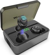 🎧 premium true wireless earbuds with bluetooth 5.0 - led battery display & waterproof design - high-fidelity 3d stereo sound - built-in mic & 300h play time logo