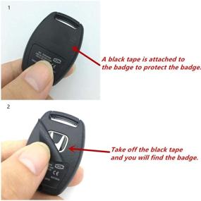 img 2 attached to Key Fob Shell Case Fit For Keyless Entry Remote Car Key Housing Replacement With Free Screwdriver (Casing Only Without Blade) (2Pcs)