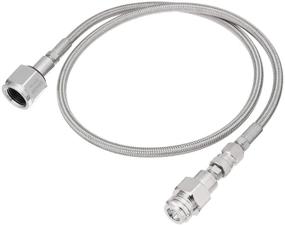 img 3 attached to 36-Inch Hose Adapter Kit: Soda Club to External CO2 Tank with CGA320 Connection - TR21-4 Compatible Hose for Sparkling Water Makers and Soda Maker Accessories