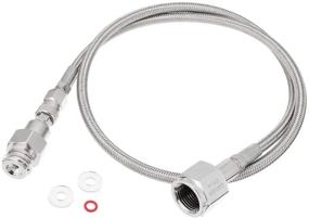 img 2 attached to 36-Inch Hose Adapter Kit: Soda Club to External CO2 Tank with CGA320 Connection - TR21-4 Compatible Hose for Sparkling Water Makers and Soda Maker Accessories