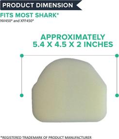 img 1 attached to Crucial Vacuum Replacement Filters - Compatible with Shark XFF450 - Fits Various NV Models - 2 Pack