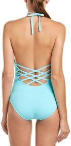 img 1 attached to 👙 Blanca Goddess Lattice Strappy Swimsuit: The Epitome of Women's Clothing for Summertime