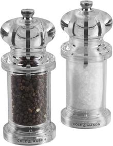 img 4 attached to Piece Salt Pepper Grinder Set