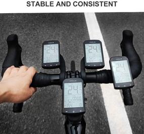 img 1 attached to 🚴 CYCPLUS M1: Waterproof ANT+ Wireless GPS Bike Computer with LCD Display and Backlight - Perfect for Tracking Speed and Distance on Your Bicycle