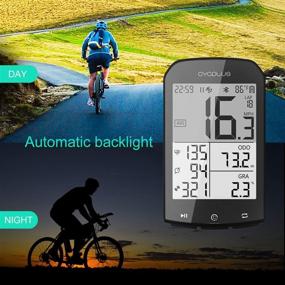 img 2 attached to 🚴 CYCPLUS M1: Waterproof ANT+ Wireless GPS Bike Computer with LCD Display and Backlight - Perfect for Tracking Speed and Distance on Your Bicycle