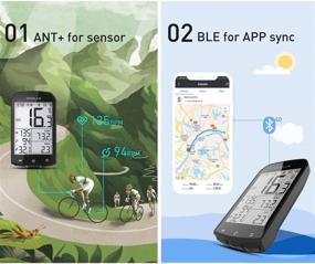 img 3 attached to 🚴 CYCPLUS M1: Waterproof ANT+ Wireless GPS Bike Computer with LCD Display and Backlight - Perfect for Tracking Speed and Distance on Your Bicycle