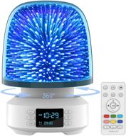 ✨ bluetooth speaker night light - 360° rotary table lamp for bedroom, dimmable bedside lamps with 7 color changing options, perfect nightlight for kids, girls, and boys. ideal gift ideas for baby nurseries, christmas, and teens. логотип