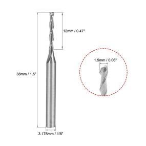 img 2 attached to 🔪 Carbide Cutter for Acrylic and Hardwood Cutting in Router Bits - Uxcell