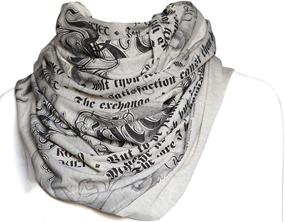 img 4 attached to 📚 Stylish Romeo and Juliet Book Scarf - Literary-themed Fashion Accessory in Oatmeal, One Size