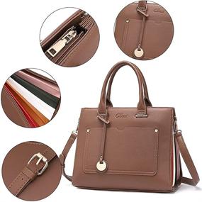 img 1 attached to CLUCI Handbags Designer Crossbody Shoulder Women's Handbags & Wallets in Satchels