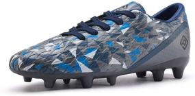 img 4 attached to Step Up Your Game with DREAM PAIRS HZ19003K Purple Soccer Girls' Shoes