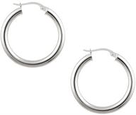 small sterling silver circle earrings logo