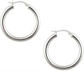 img 2 attached to Small Sterling Silver Circle Earrings