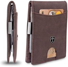 img 4 attached to 👝 TRAVANDO ATLANTA Wallet - Slim Bifold Men's Accessories for Efficient Wallets, Card Holders & Money Organizers