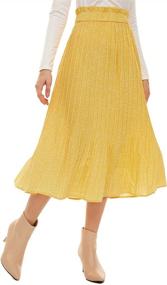 img 1 attached to American Trends Dress High Waisted Pleated Women's Clothing