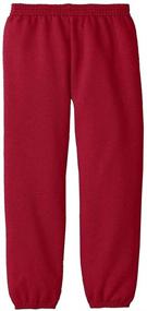 img 1 attached to 👦 White Small Boys' Active Youth Sweatpants in Various Colors - Boys' Clothing