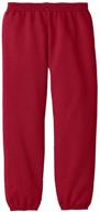 👦 white small boys' active youth sweatpants in various colors - boys' clothing logo