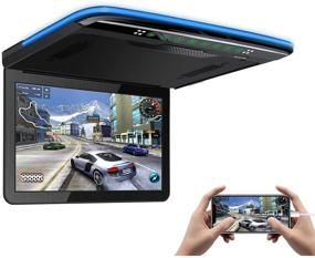 img 4 attached to 🚗 Enhance Your Car's Entertainment System with XTRONS 13.3 inch FHD Flip Down Car Roof Monitor