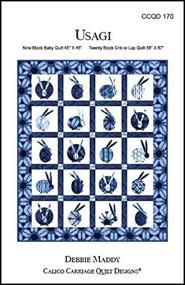 img 2 attached to 🧵 Calico Carriage Usagi Quilt Pattern: Create Stunning 9 or 20 Block Quilts (45" x 45" or 56" x 67")