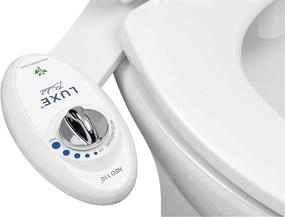 img 4 attached to 🚽 LUXE Bidet Neo 110 - Freshwater Non-Electric Mechanical Bidet Attachment for Toilet Seat (White, 17 x 10 x 3 Inches)