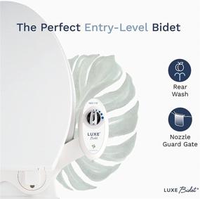 img 3 attached to 🚽 LUXE Bidet Neo 110 - Freshwater Non-Electric Mechanical Bidet Attachment for Toilet Seat (White, 17 x 10 x 3 Inches)