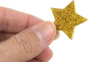 img 1 attached to ✨ Shimmering Stars! Creative Hands 81286E Glitter Foam Stickers for Endless Craft Fun