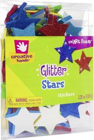 img 2 attached to ✨ Shimmering Stars! Creative Hands 81286E Glitter Foam Stickers for Endless Craft Fun