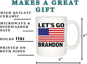 img 2 attached to 🤣 Hilarious Let's Go Brandon Novelty Coffee Mug - Perfect Gift Idea for Any Occasion