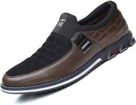 👞 comfortable and stylish cosidram loafers: microfiber leather driving men's shoes and slip-ons logo