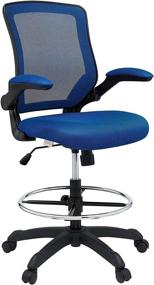 img 4 attached to Modway Veer Drafting Chair Blue