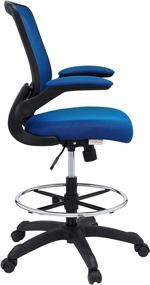 img 2 attached to Modway Veer Drafting Chair Blue