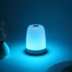 img 1 attached to 🏞️ IFKOO Outdoor Table Lamp: Touch Sensor Bedside Lamp with Dimmable Warm Light, Color Changing RGB Sleep Lamp - Perfect for Bedrooms, Living Rooms, Best Gifts for Baby, Teens, Adults